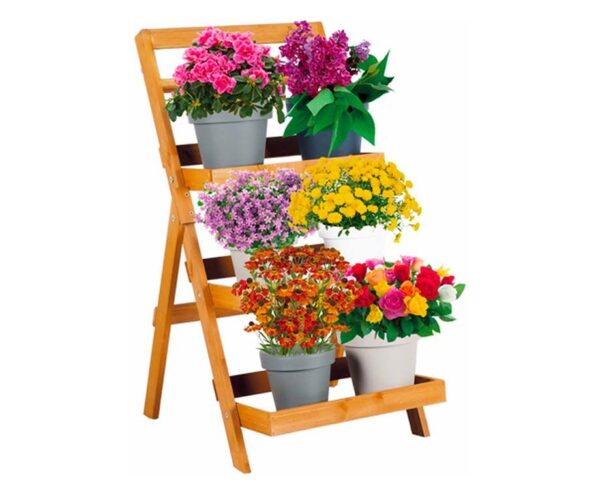 Bloempotstandaard Hout 3 Lagen - Een Prachtig Display Voor Bloempotten! ...