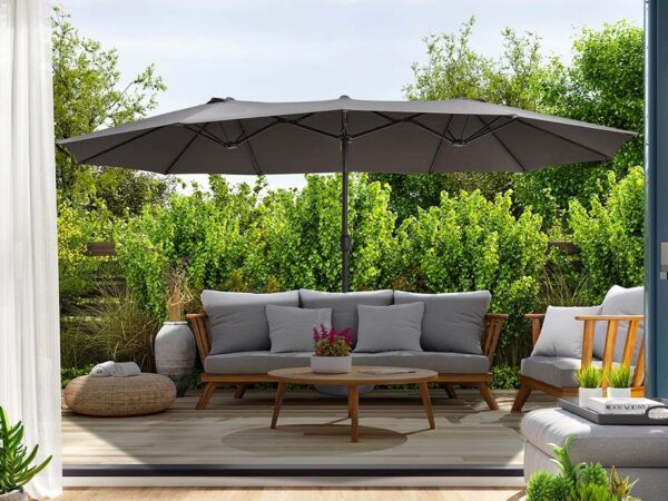 Dubbele Parasol XXL - Inclusief GRATIS Hoes t.w.v. €19