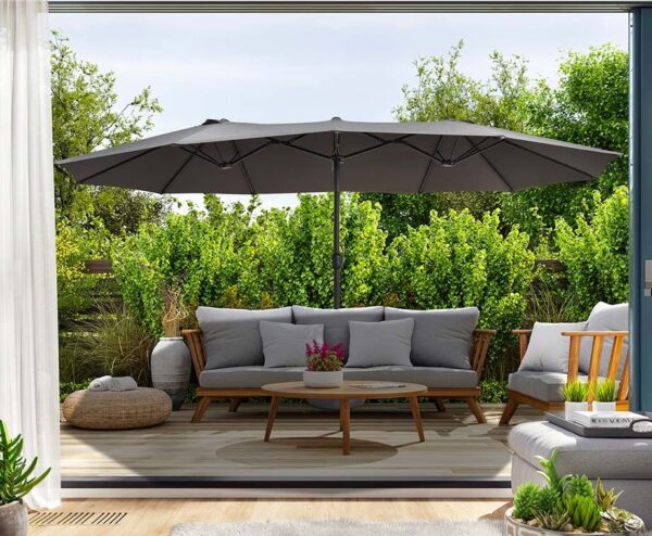 Dubbele Parasol XXL - Inclusief GRATIS Hoes t.w.v. €19