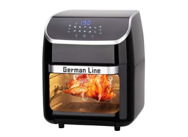 German Line AirFryer Oven 12 Liter - Zwart