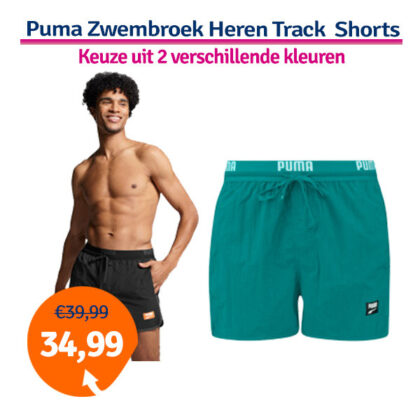 Dagaanbieding Puma Zwembroek Heren Track Shorts