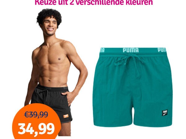Dagaanbieding Puma Zwembroek Heren Track Shorts