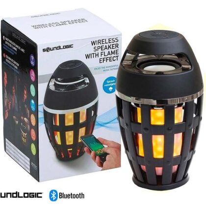 Draadloze Speaker Met Vlameffect - Geeft Een Geweldige Sfeer In De Tuin Of ...