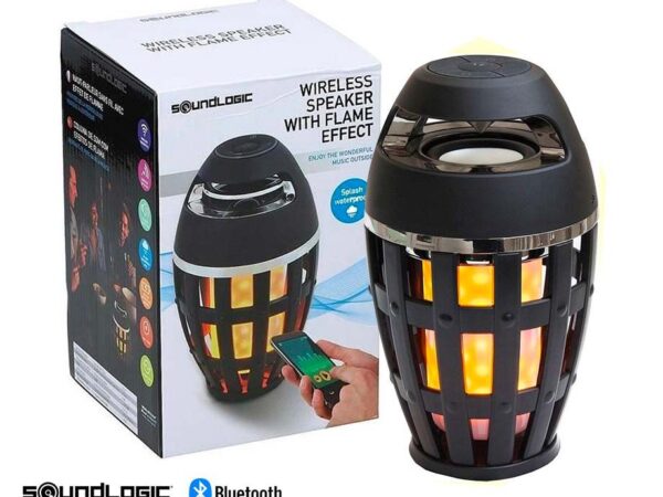 Draadloze Speaker Met Vlameffect - Geeft Een Geweldige Sfeer In De Tuin Of ...