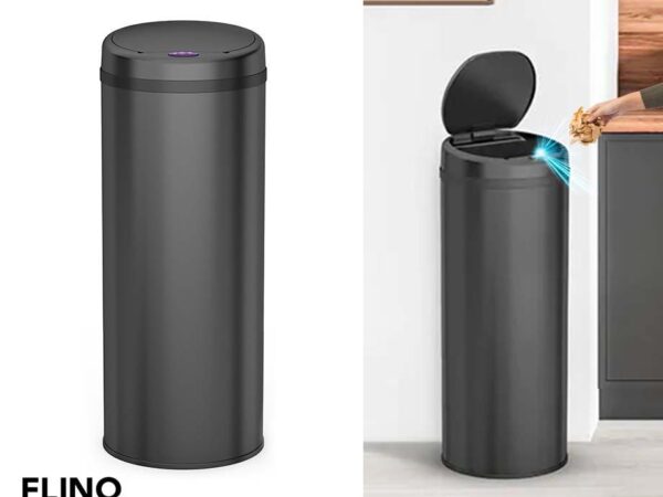 FlinQ Hygiënische Sensor Prullenbak 50L - Opent En Sluit Automatisch! ...