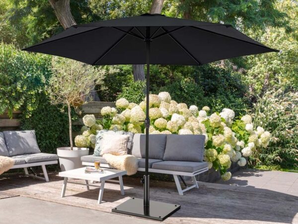 Luxe XXL Parasol Zwart 3 meter - Inclusief Gratis Hoes ...
