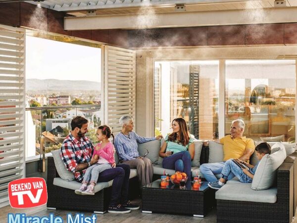 Miracle Mist Vernevelingssysteem - Heerlijke Verkoeling Tijdens Warme Dagen ...