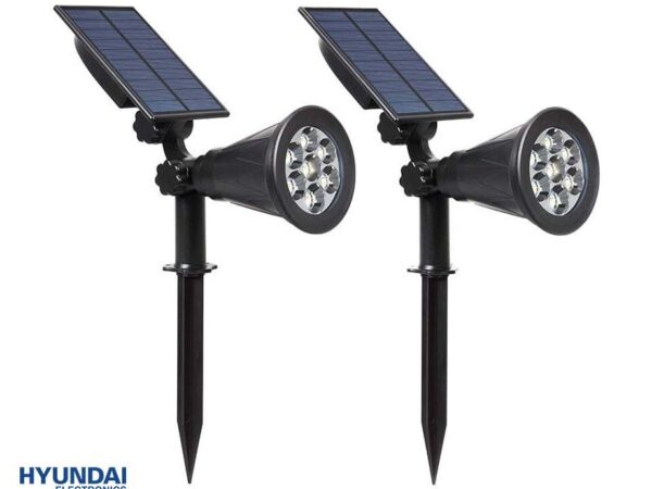 2 Stuks Prikspot Verlichting Op Zonne-Energie - Voor In De Tuin En Rondom H ...