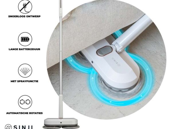 Sinji Elektrische Dweil - Maakt Schoonmaken Eenvoudiger! ...