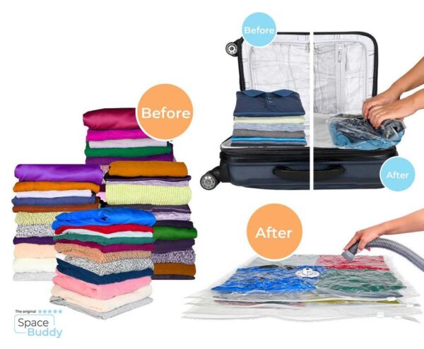 Space Buddy Vacuümzakken Set - Voor Opbergen En Reizen! ...