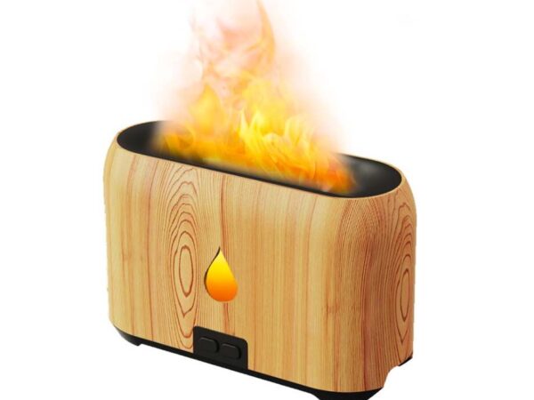 Vlam Diffuser Hout - Tegen Droge Huid