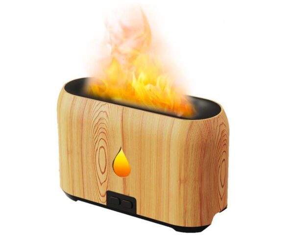 Vlam Diffuser Hout - Tegen Droge Huid