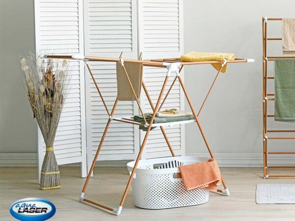 Houtlook Opvouwbaar Droogrek 13 Meter - Mooi Design Voor In Huis En Buiten! ...