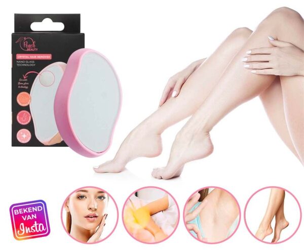 Kristal Haarverwijderaar Scrubber - Vandaag 1+1 GRATIS! ...