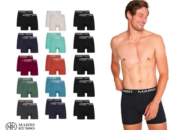 10-Pack Mario Russo Boxershorts - Verkrijgbaar In 3 Kleurpakketten! ...