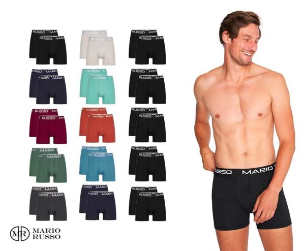 10-Pack Mario Russo Boxershorts - Verkrijgbaar In 3 Kleurpakketten! ...