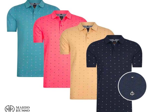 Mario Russo Polo Seals - Van 100% Hoogwaardig Katoen! ...