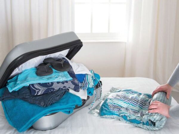 6-Pack Vacuum Opbergzakken - Meer Opbergruimte In Je Koffer Of Huis! ...
