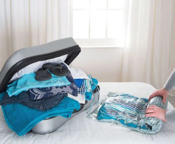6-Pack Vacuum Opbergzakken - Meer Opbergruimte In Je Koffer Of Huis! ...