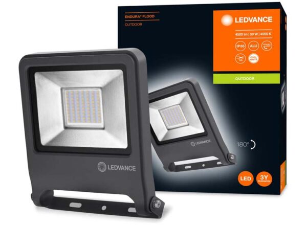 Ledvance - Straler LED Endura 50W Koel wit 4500 Lumen Gr - Grijs