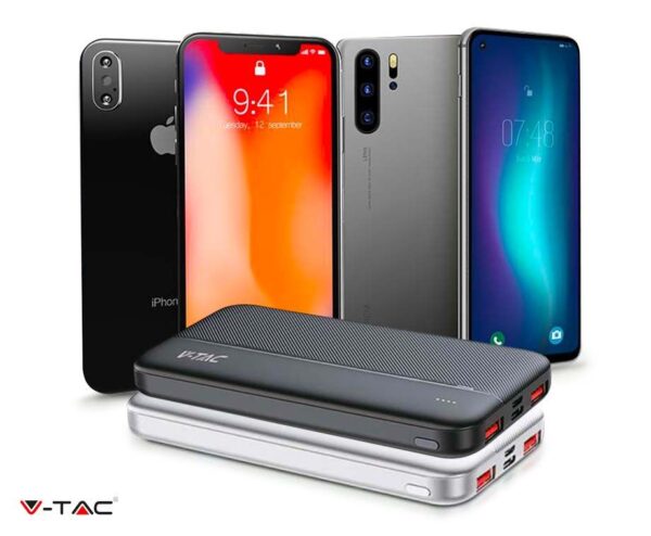 V-Tac Powerbank Snellader - Vandaag 1+1 GRATIS! ...