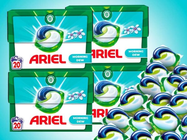 80x Ariel All-In-Pods Morning Dew - Voordelig Wassen Met A-Merk Topkwalitei ...