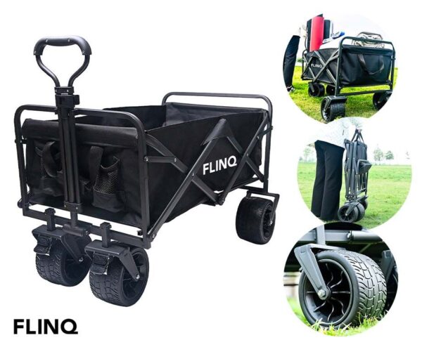Flinq Opvouwbare Bolderkar - XL Wielen Voor Alle Soorten Terrein! ...