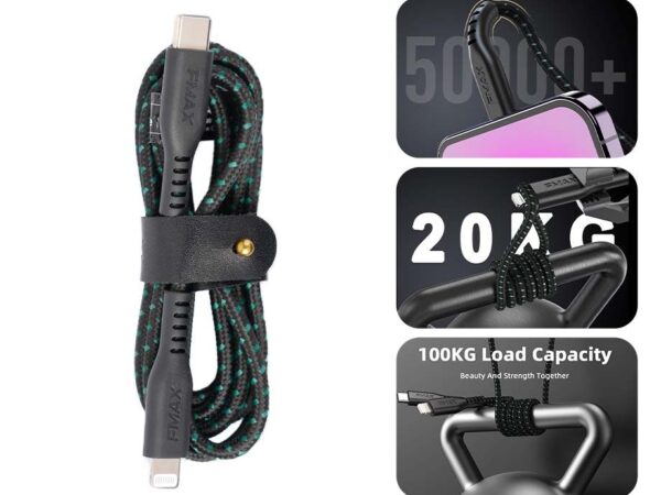 FMAX Hoogwaardige Oplaadkabel Type-C Lightning - Voor iPhone En iPad! ...
