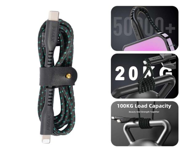 FMAX Hoogwaardige Oplaadkabel Type-C Lightning - Voor iPhone En iPad! ...