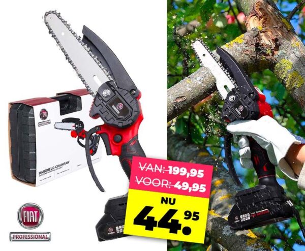 Fiat Professional Kettingzaag Met Accu - Snoeien Zonder Snoer! ...