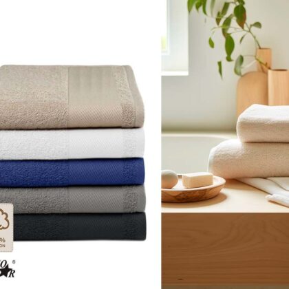 5-Pack Zware Kwaliteit 100% Katoenen Handdoeken - Verkrijgbaar In 5 Kleuren ...