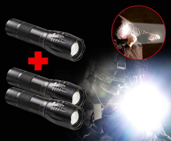 Militaire Zaklamp Met 500 Meter Bereik En Zoom - Vandaag 1+2 GRATIS! ...