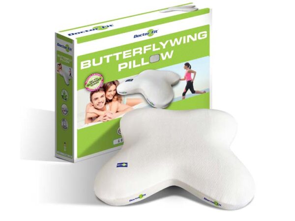 Dr.Fit Hoofdkussen - Butterflywing Latex Like - Green Line - 46 x 53 cm