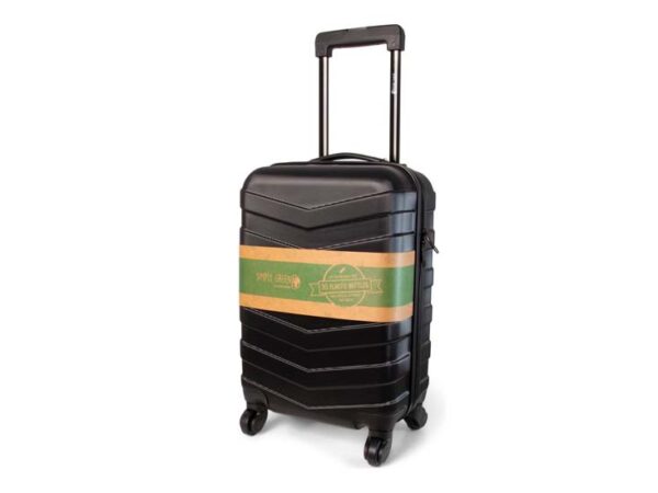 Norlander Reiskoffer - Handbagage trolley - Duurzaam rPet - Zwart