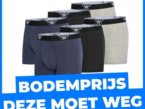 6-Pack Mix Luxe Cappuccino Boxers - Nog Nooit Zo Voordelig! ...