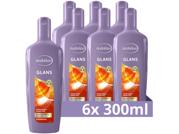 6x Andrelon Shampoo Classic Shine - Hydrateert En Glanst ...