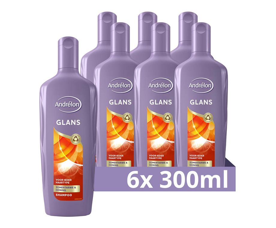 6x Andrelon Shampoo Classic Shine - Hydrateert En Glanst ...