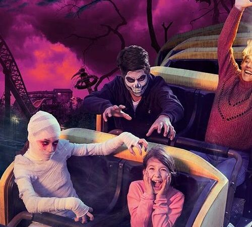 Halloween in Bellewaerde Park in België