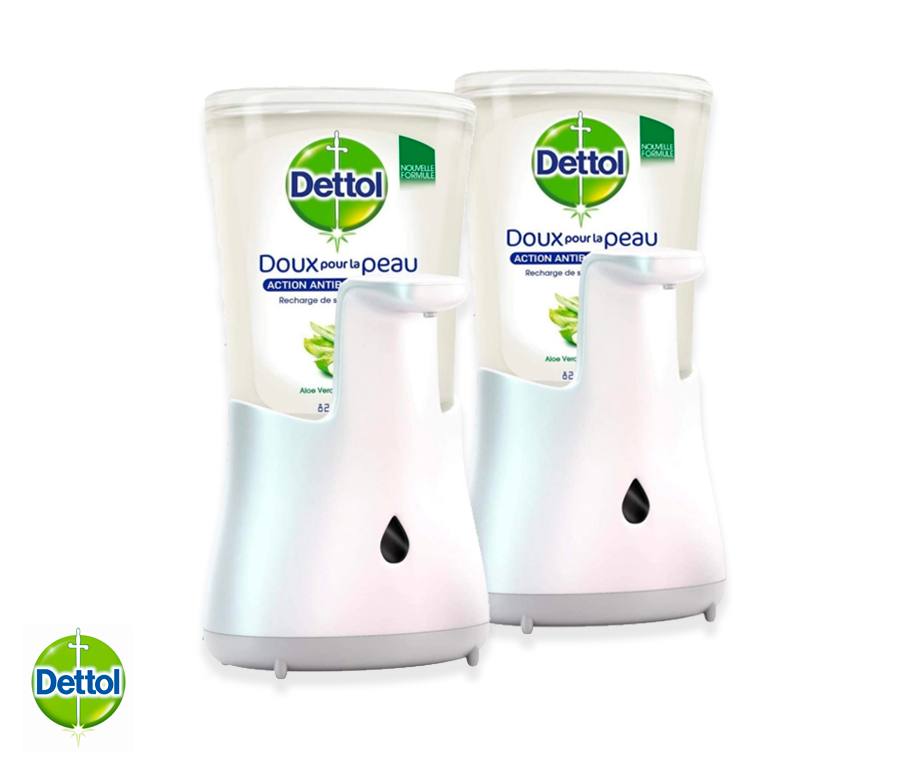 Dettol No-Touch Aloë Vera Handzeep Dispenser - Vandaag 1+1 GRATIS! ...