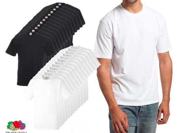 12-Pack Fruit Of The Loom T-shirts - 100% Katoen! ...