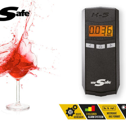 mr Safe digitale alcoholtester - Test zelf je alcoholpercentage