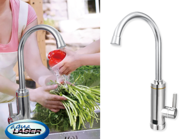 Aqua Laser Elektrische Warmwaterkraan - Met Elegant Design! ...