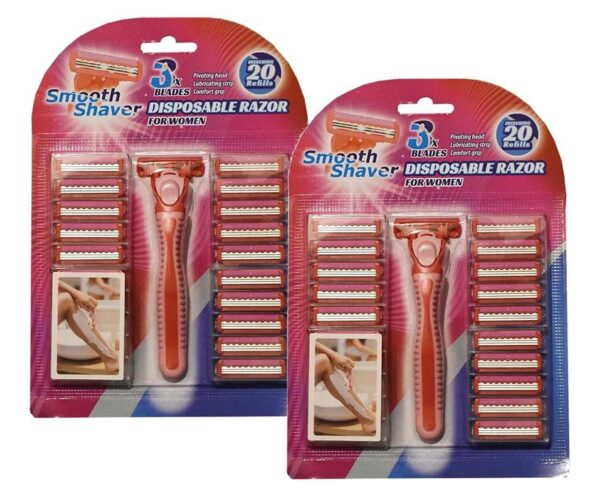Wegwerp Scheermesjes Voor Dames - Vandaag 21+21 GRATIS! ...