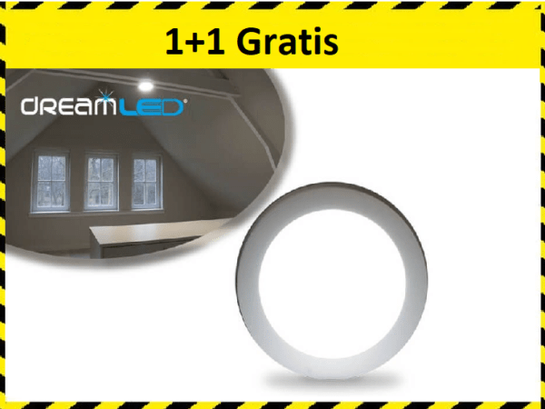 Dreamled plafondlampje - Met bewegingssensor en dimfunctie - 1+1 Gratis