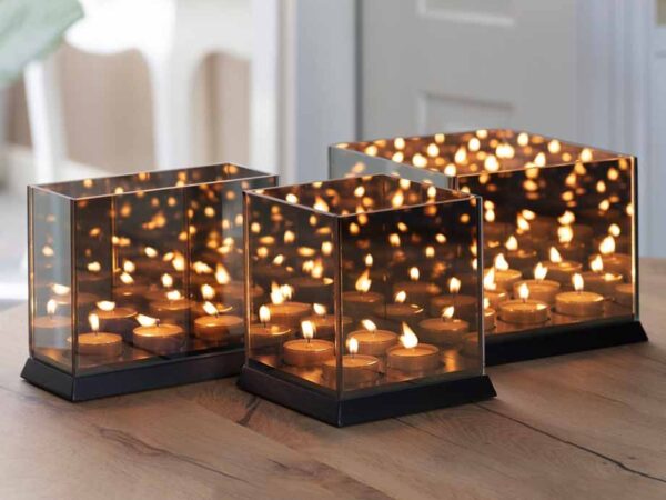 Candle Light Mirror Glass - Met Oneindig Spiegelend Effect! ...