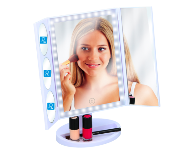 Grundig LED Make-Up Spiegel - Inklapbaar Dus Makkelijk Op Te Bergen! ...