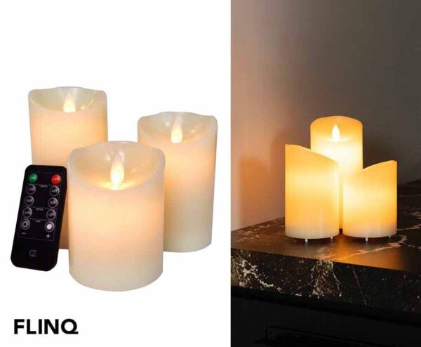 FlinQ Oplaadbare LED Kaarsen - Voordelig En Geen Gedoe Met Batterijen! ...