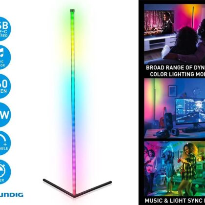 RGB Kleuren Vloerlamp - Met Talloze Kleur En Effect Instellingen! ...