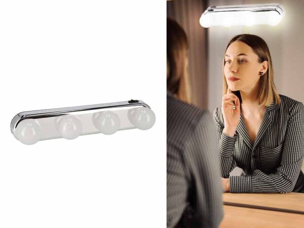 Spiegellicht Met 4 Lampen - Vandaag 1+1 GRATIS! ...