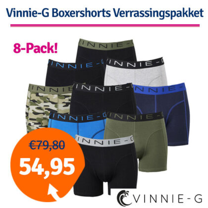 Dagaanbieding Vinnie-G Boxershorts verrassingspakket 8-pack